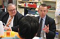 Thomas Will und Minister Banzer im Inselhof