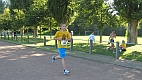 Fabian kurz vor dem Ziel